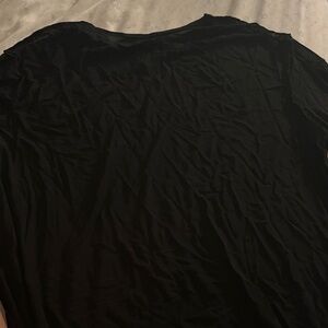 Black Sheer tee shirt dress